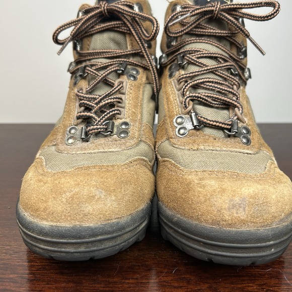 Vasque Boots Womens Sz 8 Hiking Lace Up Ankle Bootie 7583 Brown Suede Comfort - Picture 4 of 13